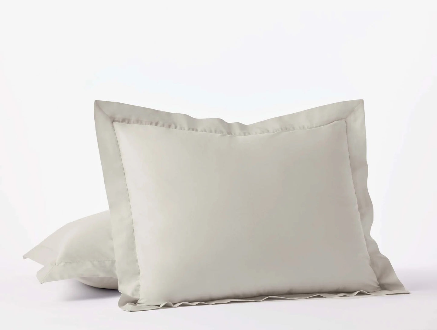 Clean, crisp organic cotton is tightly woven into a substantial, 300-thread count percale, creating a smooth and breathable classic for the bed that wears exceptionally well with time. Contrary to the sheen of sateen, percale features a cooler feel and creates better air flow.