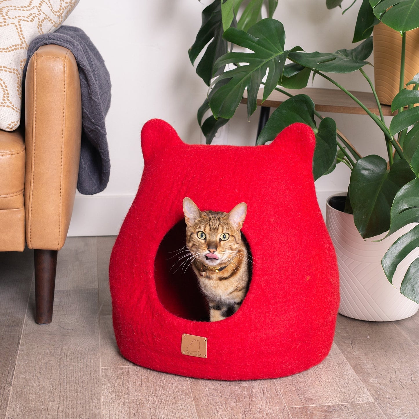 Whimsical Cat Ear Cave Bed