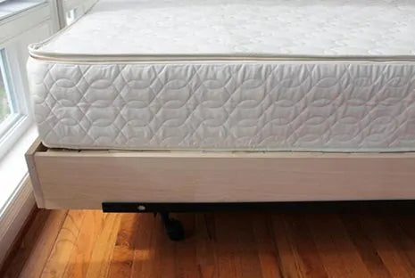 Simple, sturdy support.
Hand-built in our Central Virginia woodshop, our platform bed insert is meant to replace a foundation or box spring. This maple and poplar insert fits inside your bed frame and can even be used to add extra height to an existing platform bed. With fourteen hardwood slats, this insert can provide adequate support and “breathability” to any existing frame.