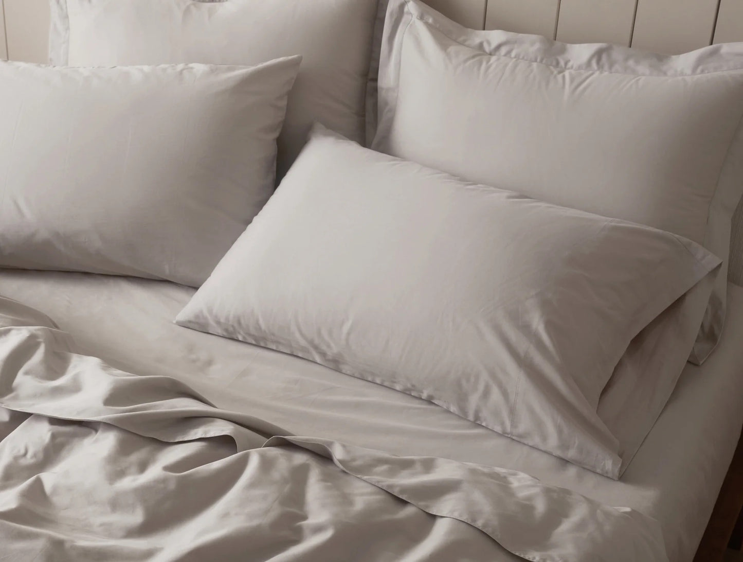 Exceptionally smooth and warm to the touch, our Cloud Soft Organic Sateen Sheet Set is perfect for cool sleepers and seasons. It’s crafted with weighty, 100% GOTS Certified organic cotton that’s not only gentle on skin, but also unbelievably soft. These sheets feature a luxurious drape and elegant matte sheen, offering a refined look without the shine of traditional sateens.