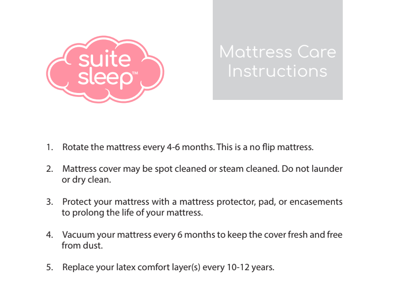 The 7" Suite Essentials Mattress is the perfect base layer to any of our luxurious toppers or as firm stand alone support for back sleepers and children.
Surrounded with quilted layers of wool and encased in an organic cotton stretch knit fabric, this mattress provides wonderful pressure point relief in an extremely durable and resilient natural material.