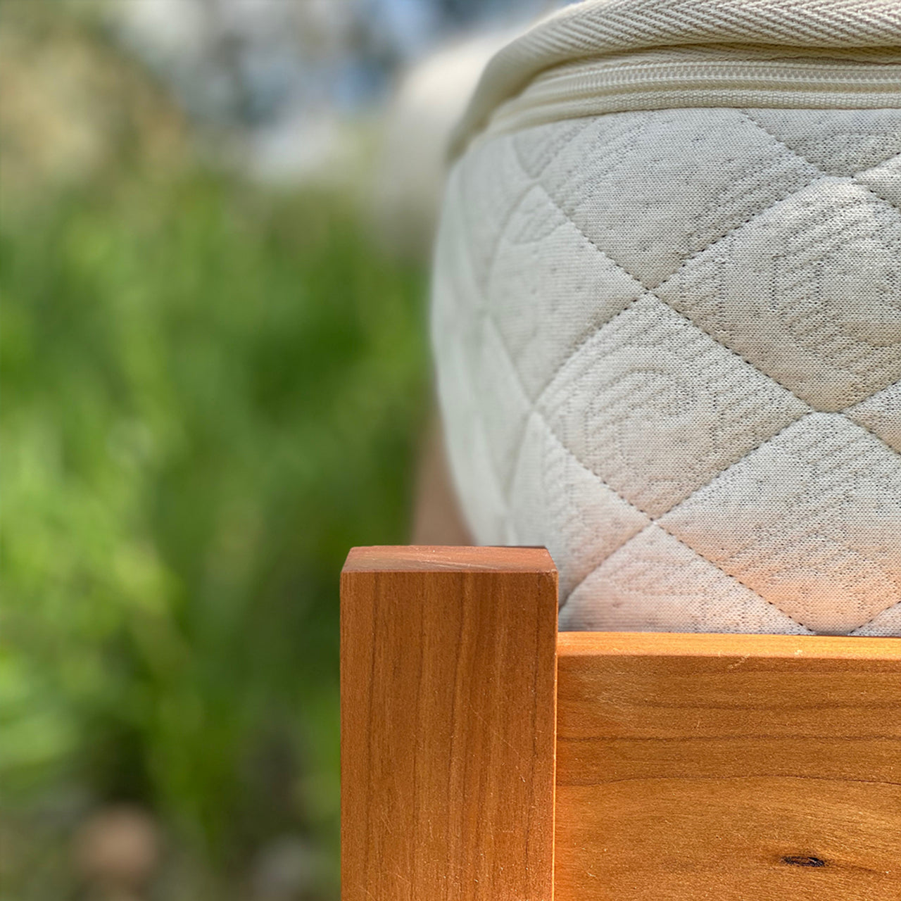 The 7" Suite Essentials Mattress is the perfect base layer to any of our luxurious toppers or as firm stand alone support for back sleepers and children.
Surrounded with quilted layers of wool and encased in an organic cotton stretch knit fabric, this mattress provides wonderful pressure point relief in an extremely durable and resilient natural material.
This mattress offers a customizable 6" core, which can be tailored to your specific sleep needs.