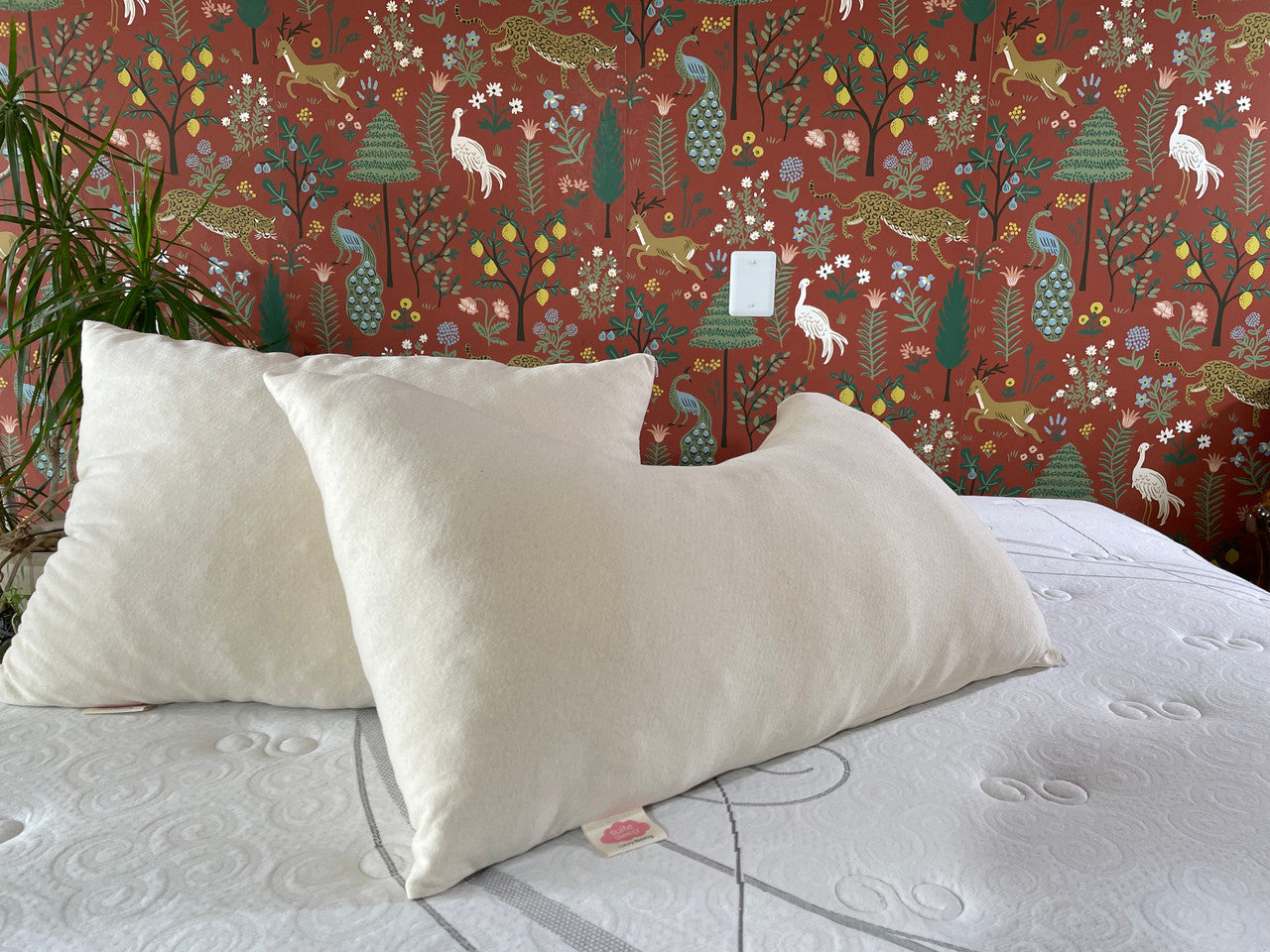 We blend the soft silky Tencel™ fibers with recycled polyester to create these soft clusters that cradle your head while you sleep. The clusters are made in the same way as our ever-popular Woolly Bolas, but have a softer silkier feel. This fiber is derived from Eucalyptus trees in FSC certified forests.