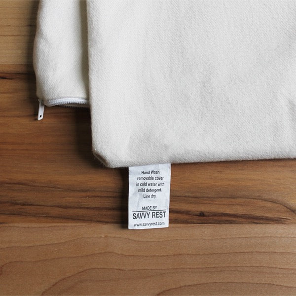 Our softest, and most popular organic pillow.
Organic kapok is in an organic cotton casing.  This vegan pillow offers luxurious softness and “fluffability” without the feathers. It’s the perfect plant-based alternative to down and is considered our most plush (and popular) pillow.