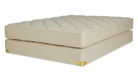 The inner core of the mattress is comprised of 7 zones ergonomically designed for uncompromising comfort. It features softer shoulder and hip areas for pressure point relief, and a firmer lower back area to provide bouyant support. Compared to springs in a mattress, latex is more motionless for a denser feel of support.