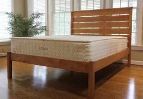 An Organic Mattress Made Just for You
Our flagship natural mattress is customized with personalized combinations of Soft, Medium and/or Firm natural latex. The sturdy organic cotton casing has organic wool batting quilted inside. The organic wool fill promotes a cooler, drier environment and more comfortable sleep. The Savvy Rest organic casing closes with a strong brass zipper.
