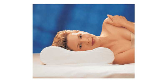 Sleepland Contoured Latex Pillow provides cervical support and comfort to the head and neck. Our Pillow’s unique design offers two pillow height options to contour under your neck to allow each individual to enjoy a deep, satisfying sleep.