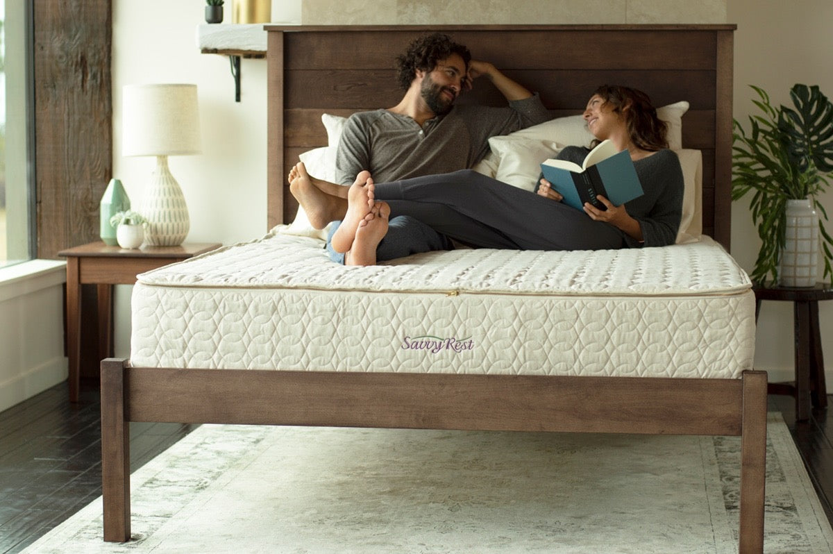 Hand-built in our Central Virginia woodshop, the Esmont natural platform bed marries traditional construction and clever design. Embrace your style by choosing between two headboard heights and either a solid or slatted look.
Made to last for generations, the Afton features closely-spaced poplar slats and solid steel, mortised-in corner brackets. Each corner has three tenons for optimal strength and durability. Simple assembly; no tools required.