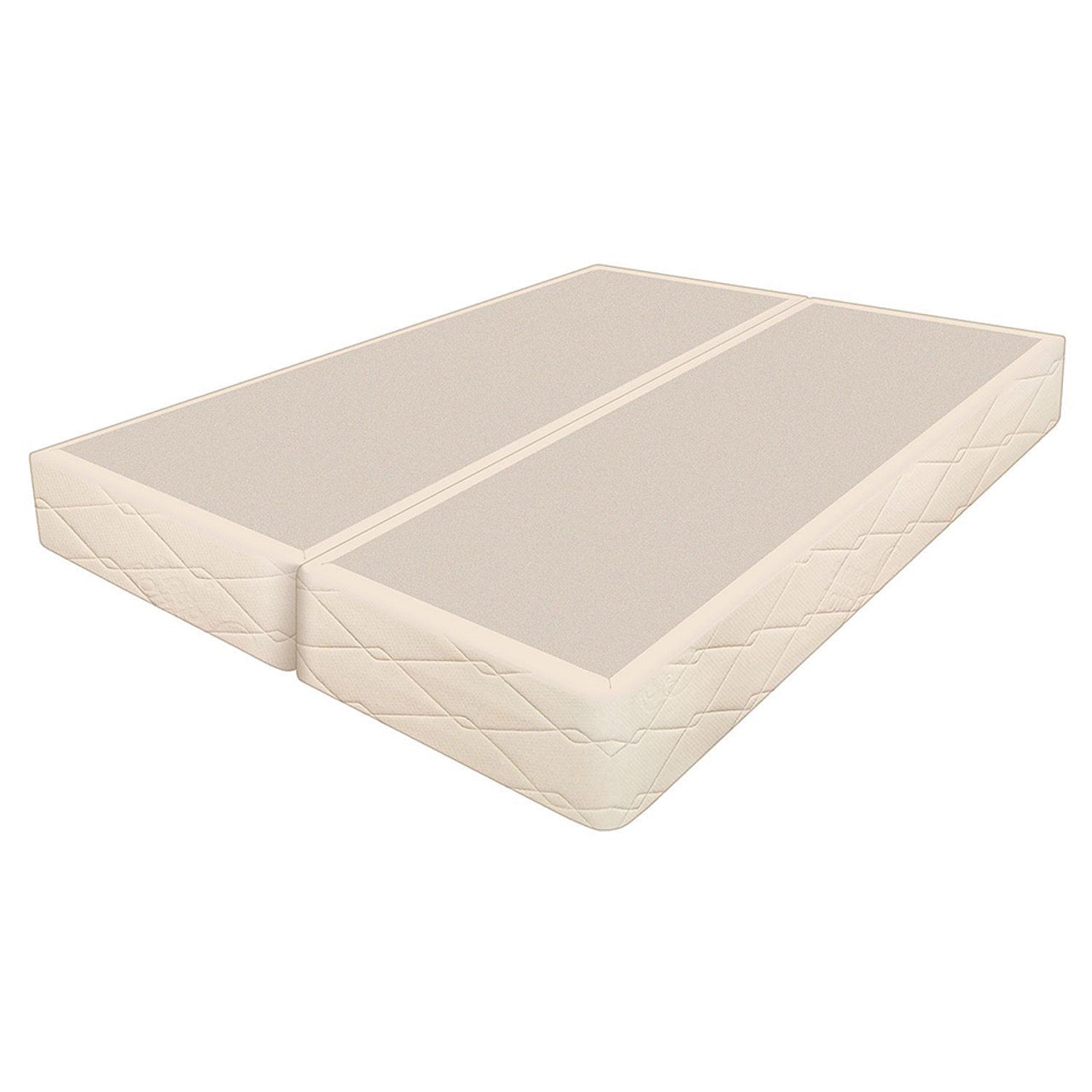 Designed to be used with our latex mattresses, but not required if you have a slatted bed frame. The Upholstered Wood Slat Foundation provides extra support for our heirloom quality heavier mattresses and is 9" High. Solid wood slats are upholstered following traditional European design and covered our quilted organic cotton ticking. Our foundations comply with FR1633 and are fitted with metal corner guards to prevent corner damage and give our beds a finished look.