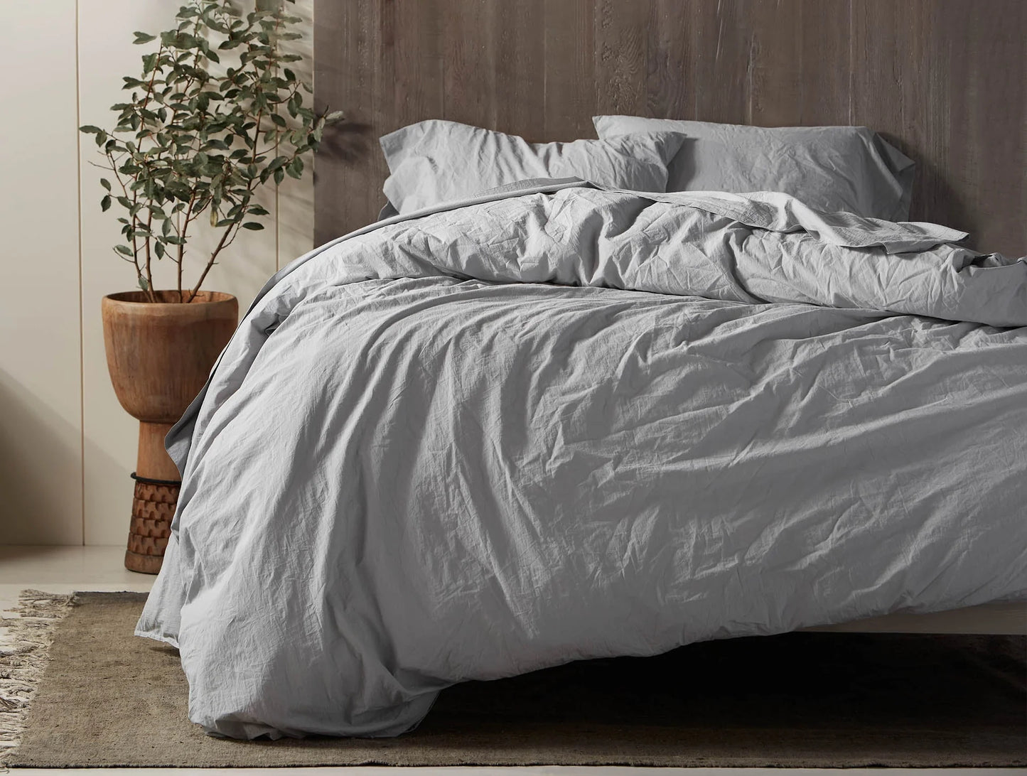 Organic Crinkled Percale Pillowcases