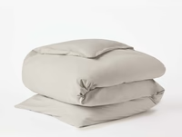 Refined Organic Percale Duvet Cover by Coyuchi
