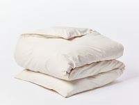 Organic Crinkled Percale Duvet Cover