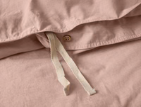 Organic Crinkled Percale Duvet Cover