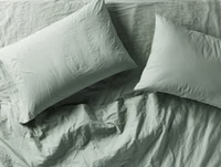 Organic Crinkled Percale Pillowcases by Coyuchi