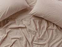 Organic Crinkled Percale Pillowcases by Coyuchi
