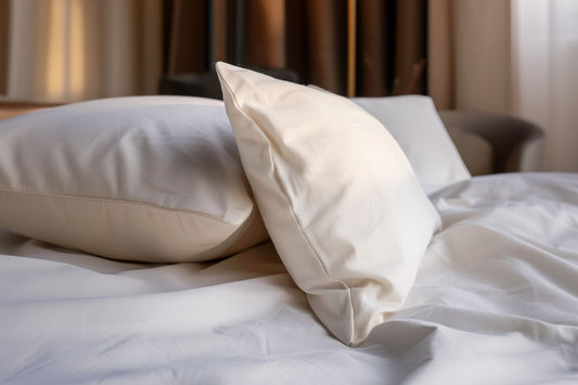 Organic Cotton Waterproof Pillowcase Encasement Pair