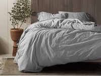 Organic Crinkled Percale Pillowcases by Coyuchi
