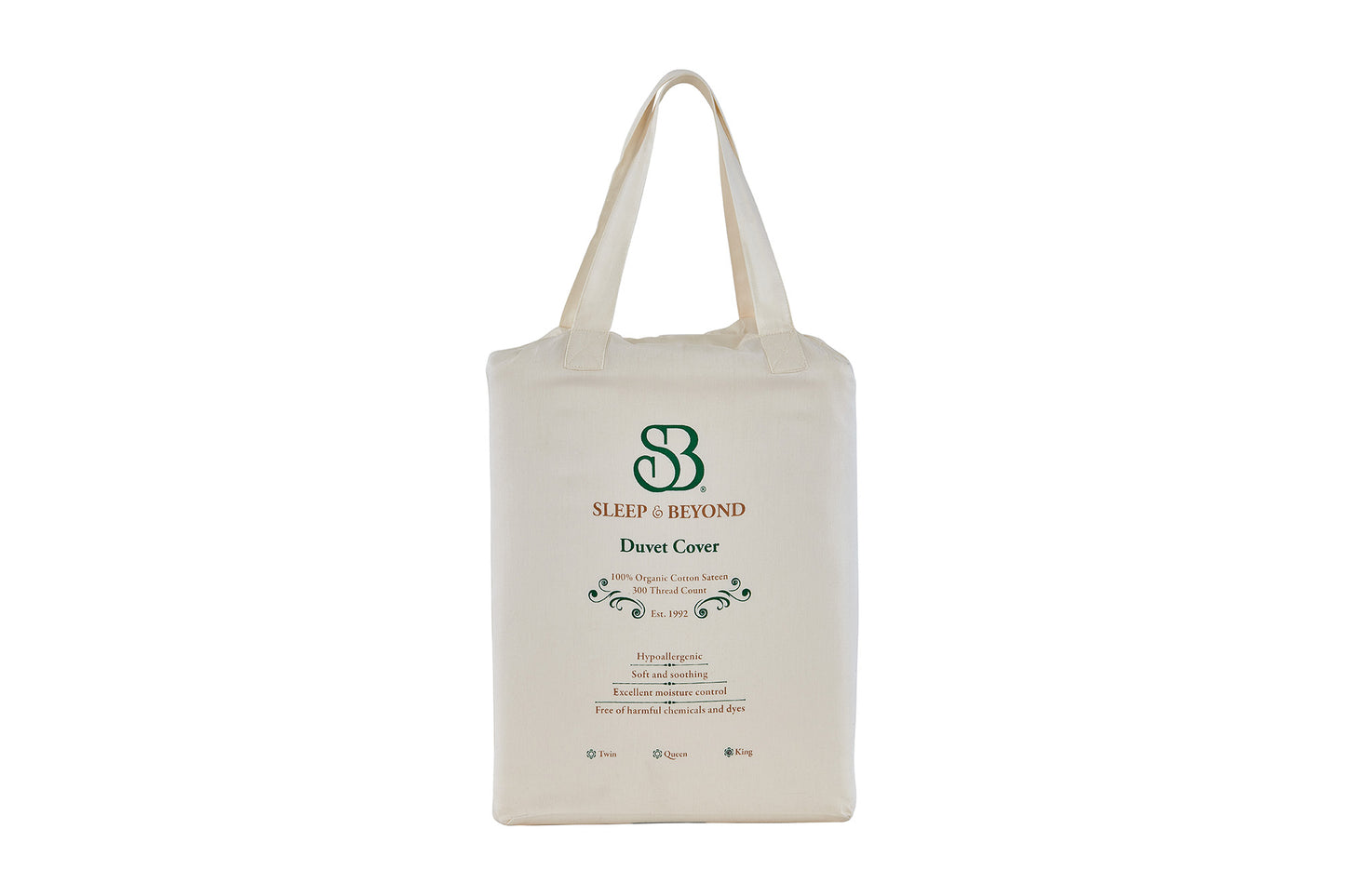 100% Organic Cotton Sateen Duvet Cover