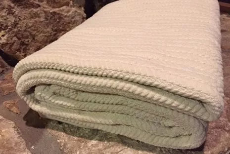 Organic Chenille Stripe Blanket by Organics and More and Earth Day Giveaway