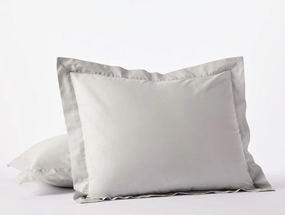 Clean, crisp organic cotton is tightly woven into a substantial, 300-thread count percale, creating a smooth and breathable classic for the bed that wears exceptionally well with time. Contrary to the sheen of sateen, percale features a cooler feel and creates better air flow.