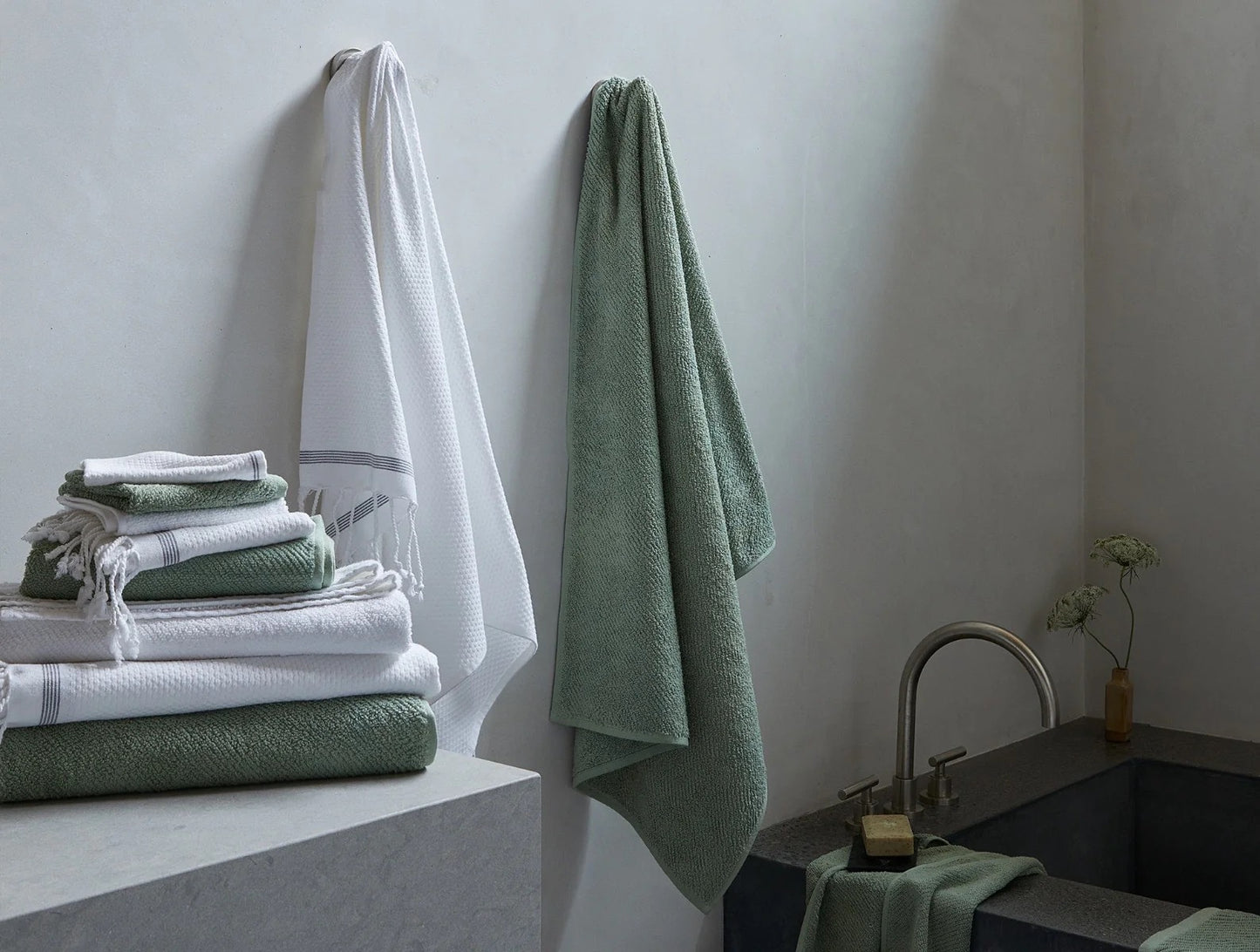 Loomed from long loops of pure organic cotton, our best-selling towel embraces you in the natural performance of premium fibers. A twill weave enhances the natural variations in texture for drying off quickly and efficiently. Durable and dense, Air Weight’s full range of colors elevates your bathroom with superior absorbency that only gets better with time.