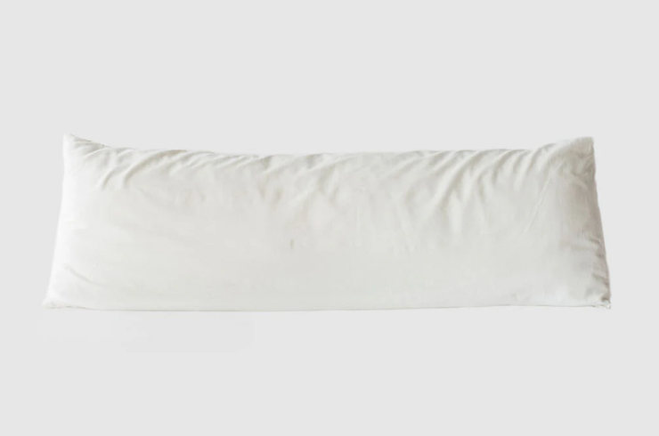 For side sleepers, hugging a body pillow between your legs and arms can provide excellent support and comfort. Utilizing a body pillow can help align your spine, hips, and neck in a neutral position, allowing for a more restful night's sleep and a more comfortable awakening.

Also great for moms-to-be! Pregnancy creates increasing skeletal stress and muscle imbalance as the body works to accommodate the growing weight of the baby. The neutral spine position provided by a body pillow allows the body to relax