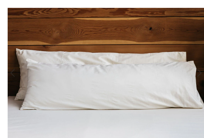 For side sleepers, hugging a body pillow between your legs and arms can provide excellent support and comfort. Utilizing a body pillow can help align your spine, hips, and neck in a neutral position, allowing for a more restful night's sleep and a more comfortable awakening.

Also great for moms-to-be! Pregnancy creates increasing skeletal stress and muscle imbalance as the body works to accommodate the growing weight of the baby. The neutral spine position provided by a body pillow allows the body to relax