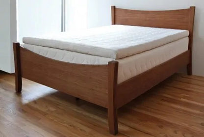 The Bella Sera Natural Latex Mattress Topper is a great option when you’re looking to add cushion to a mattress that’s a little firm, or to achieve an extra plush feel on softer mattresses. It’s made with three inches of GOLS certified organic Dunlop latex (choose your firmness) surrounded by a quilted organic cotton and organic wool cover. Your comfort preference can change over time, and adding a topper can be smart way to adjust the feel of your mattress.