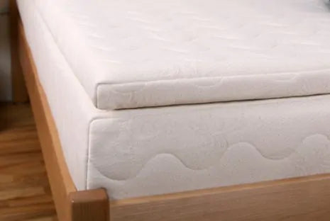 The Bella Sera Natural Latex Mattress Topper is a great option when you’re looking to add cushion to a mattress that’s a little firm, or to achieve an extra plush feel on softer mattresses. It’s made with three inches of GOLS certified organic Dunlop latex (choose your firmness) surrounded by a quilted organic cotton and organic wool cover. Your comfort preference can change over time, and adding a topper can be smart way to adjust the feel of your mattress.