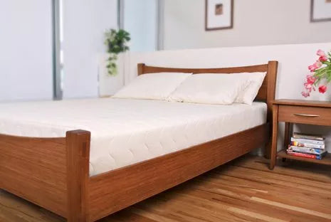 The Bella Sera Natural Latex Mattress Topper is a great option when you’re looking to add cushion to a mattress that’s a little firm, or to achieve an extra plush feel on softer mattresses. It’s made with three inches of GOLS certified organic Dunlop latex (choose your firmness) surrounded by a quilted organic cotton and organic wool cover. Your comfort preference can change over time, and adding a topper can be smart way to adjust the feel of your mattress.