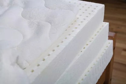 The Bella Sera Natural Latex Mattress Topper is a great option when you’re looking to add cushion to a mattress that’s a little firm, or to achieve an extra plush feel on softer mattresses. It’s made with three inches of GOLS certified organic Dunlop latex (choose your firmness) surrounded by a quilted organic cotton and organic wool cover. Your comfort preference can change over time, and adding a topper can be smart way to adjust the feel of your mattress.