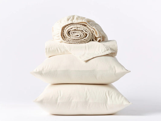 Exceptionally smooth and warm to the touch, our Cloud Soft Organic Sateen Sheet Set is perfect for cool sleepers and seasons. It’s crafted with weighty, 100% GOTS Certified organic cotton that’s not only gentle on skin, but also unbelievably soft. These sheets feature a luxurious drape and elegant matte sheen, offering a refined look without the shine of traditional sateens.