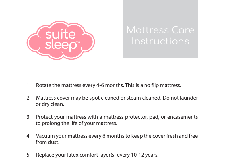 The 7" Suite Essentials Mattress is the perfect base layer to any of our luxurious toppers or as firm stand alone support for back sleepers and children.

Surrounded with quilted layers of wool and encased in an organic cotton stretch knit fabric, this mattress provides wonderful pressure point relief in an extremely durable and resilient natural material.