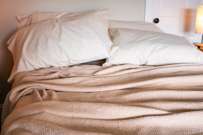 Herringbone Weave Cotton Blanket