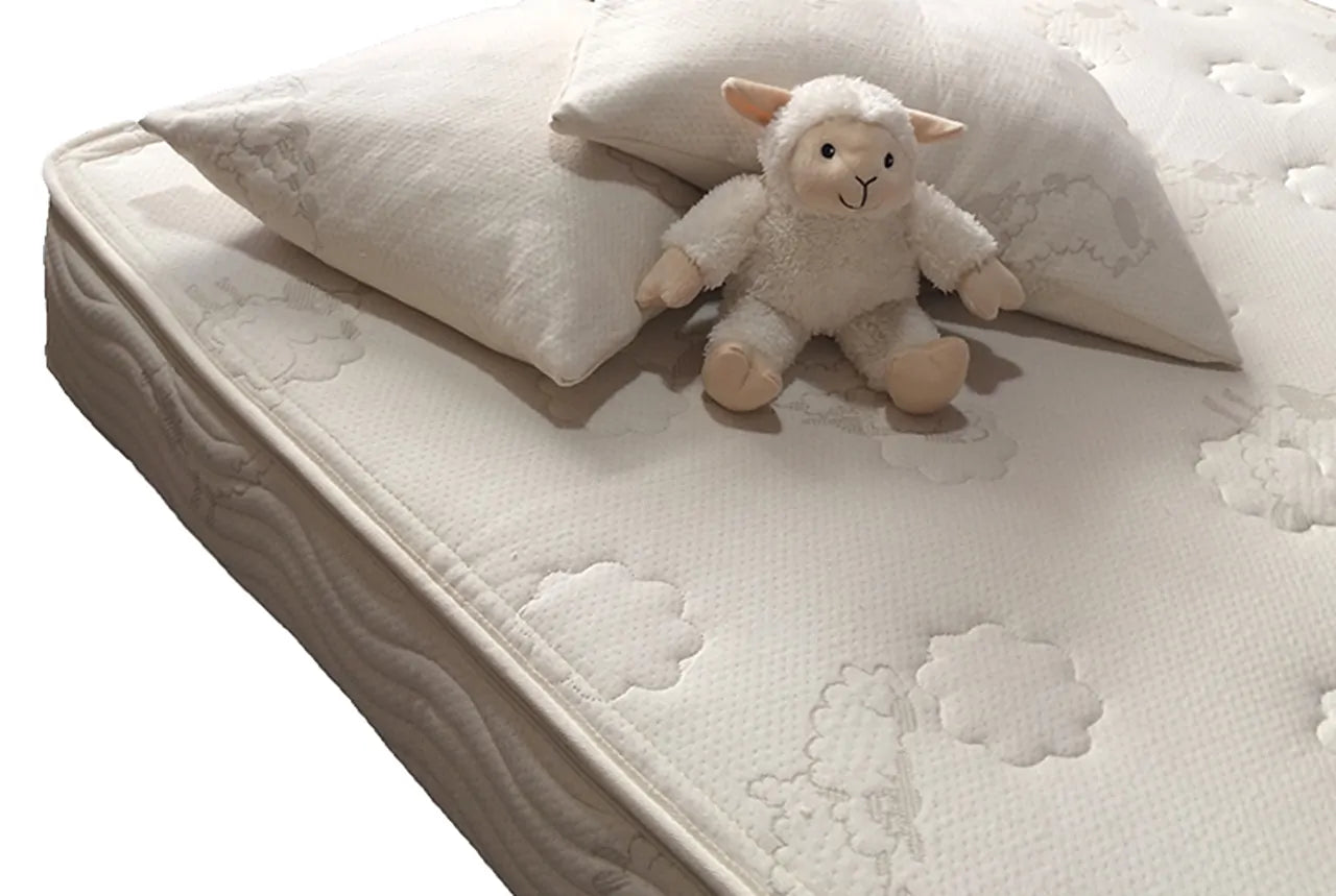 The Standard Mattress has an overall height of 7" and is made using 6 inches of medium-firm density all natural Dunlop latex and covered in 100% GOTS certified organic cotton quilted with American Dream® Wool. This mattress is the perfect base layer for older children. Made in the USA.

Features:&nbsp;Removable Zippered Cover, 100% Natural Dunlop Latex, 100% Organic Cotton, American Dream® Wool, Firm Support&nbsp;

Care instructions: This is a no-flip mattress. Spot clean minor stains using a natural deterg