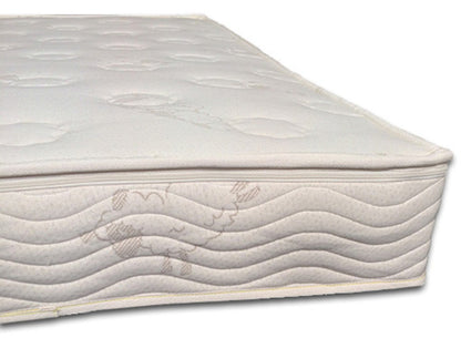 The Latex Topper is Stage 3 in our 3 Stage "Grow with Me" system for kids who've reached 85 lbs. or more. This topper is the perfect layer for pre-teens and teens' growing bodies. It offers pressure point relieving support and fits in between the wool topper and mattress. It is covered in the same Little Lamb certified organic cotton. We use only Soft 100% Botanical Dunlop latex for the 2" latex core. There is no wool in this product.