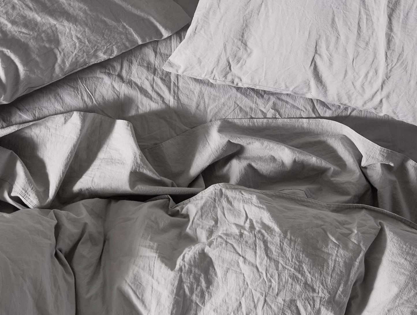 Organic Crinkled Percale Pillowcases