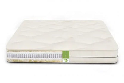 The Organic Cozy Nest micro coil mattress by TFS Honest Sleep is made with 100% certified organic materials. It starts with a core of 4″ micro coils, which are surrounded by organic cotton batting, organic virgin wool, and all encased in organic cotton fabric. This mattress finishes at approximately 9″, is medium-firm, breathable, cozy, flippable and lightweight.  The Organic Cozy Nest Mattress provides you with superior comfort in any sleeping environment. The micro coil core provides optimum pressure reli