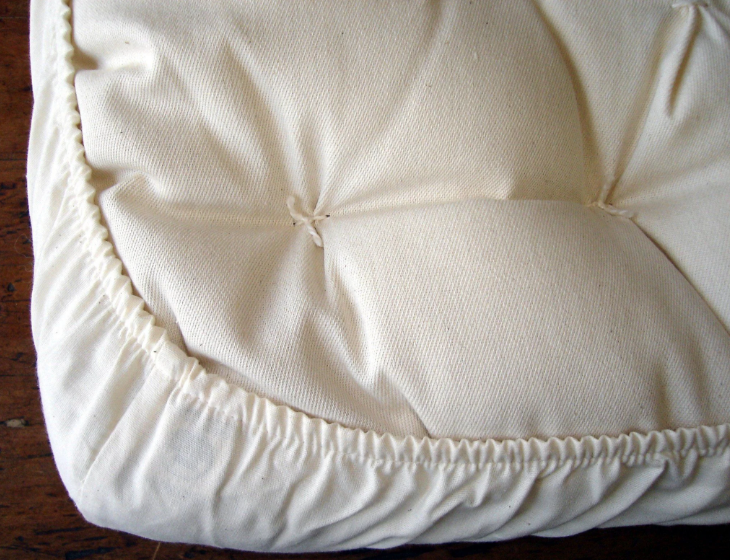 The perfect addition to keep baby sleeping comfy, safe, and sound. Protect your bassinet mattress with our handmade fitted sheet. Organic cotton sateen with cotton elastic sewn in all around the edges for a snug, secure fit. Machine washable and easy to care for. Intended for use with mattresses measuring 18" x 35" x 2.5".