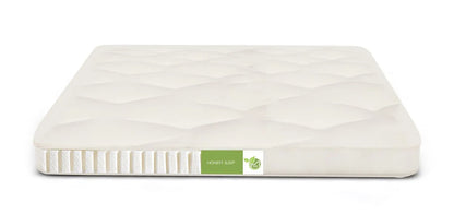 Top any mattress with the fantastic Healthy Nest organic latex topper by TFS Honest Sleep!  This organic latex topper is made with 2 inches of soft organic dunlop latex and is covered in organic cotton fabric.   Made with a 7 oz. Organic Cotton Twill cover. Made with no petrochemicals or flame retardants!