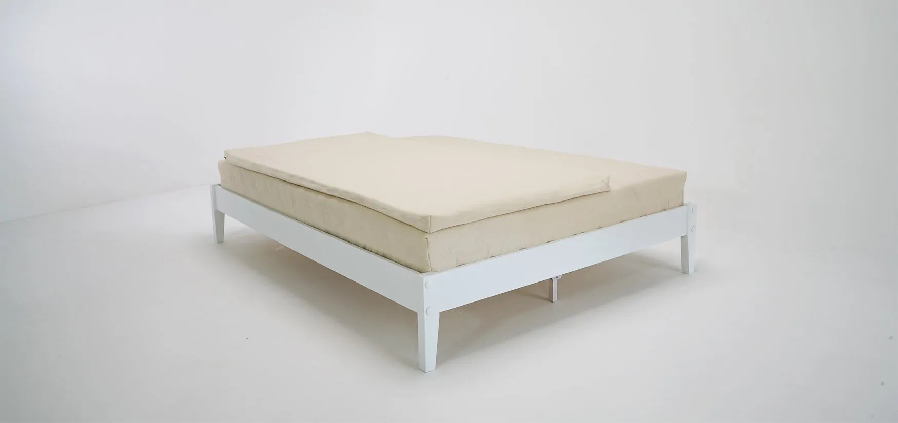 Top any mattress with the fantastic Healthy Nest organic latex topper by TFS Honest Sleep!  This organic latex topper is made with 2 inches of soft organic dunlop latex and is covered in organic cotton fabric.   Made with a 7 oz. Organic Cotton Twill cover. Made with no petrochemicals or flame retardants!