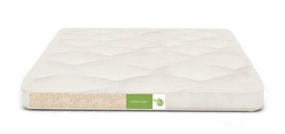 Top any mattress with the luxurious Honest Nest organic wool topper by TFS Honest Sleep!  This organic wool topper is made with layers of organic wool batting and covered in organic cotton fabric.  Approximately 4″ thick. Made with a 7 oz. Organic Cotton Twill cover. Made with no petrochemicals or flame retardants!
