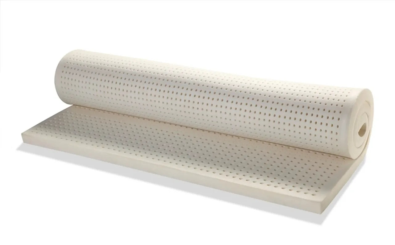 Optimize your sleeping comfort with the Suite Sleep premium natural talalay mattress topper, designed to provide unparalleled softness and optimal pressure point relief. 3″ of soft and breathable natural Talalay latex is encased in a beautifully soft organic cotton knit. This topper enhances breathability and ensures an even temperature all night long, offering a blend of indulgence and practicality.

The cover of this topper features a convenient zip-off design, allowing for easy removal and maintenance. P