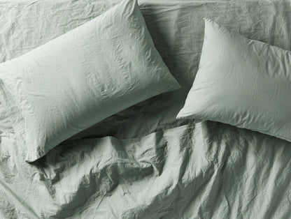 Organic Crinkled Percale Pillowcases
