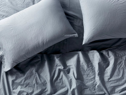 Organic Crinkled Percale Pillowcases