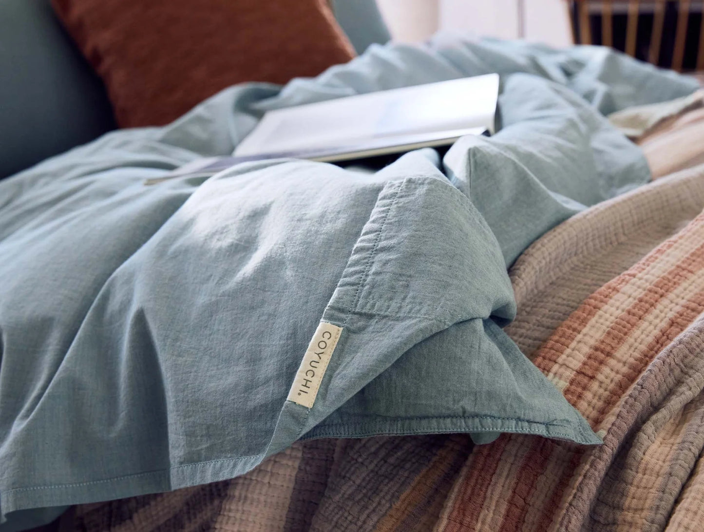 Organic Crinkled Percale Pillowcases