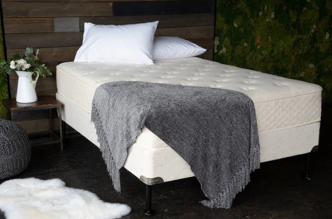 The Suite Portfolio Mattress is a luxurious, customizable mattress that offers the perfect balance of comfort and support. It is made with GOLS Certified Organic Latex and GOTS Certified Organic Cotton, making it a great choice for those who are looking for a natural and eco-friendly mattress.

The Portfolio Mattress is available in all sizes and custom sizes, so you can find the perfect fit for your bed. It is also available in a variety of firmness levels, so you can choose the one that is most comfortabl
