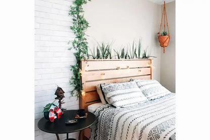 Your dream natural platform bed is here.

Hand-built in our Central Virginia woodshop, the Esmont natural platform bed marries traditional construction and clever design. Embrace your style by choosing between two headboard heights and either a solid or slatted look.