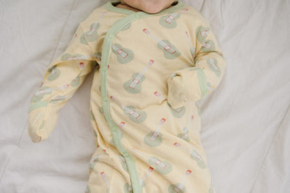 GOTS Certified Organic Cotton Gown - Ukulele
