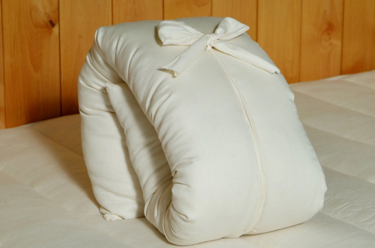 Safe and secure sleeping. The family bed is a nurturing place of rest for parents and little ones. Keep it that way with a stay-in-place bumper to keep baby from rolling to the edge of the bed. Simply place the bumper on your mattress or topper near the edge of the bed and place a fitted sheet over it to hold it in place. The same size and weight as our Buddy pillow, when your child is older, the bumper transitions to a just-the-right-size huggable body pillow. Cases available for purchase.